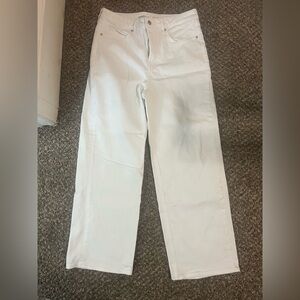 White Wide Leg Jeans